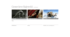Desktop Screenshot of genevieverajewski.com